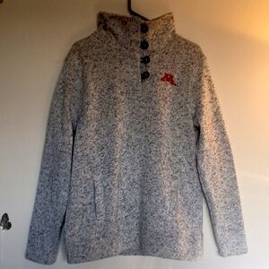 Mens Minnesota gophers grey long sleeve sweater​​